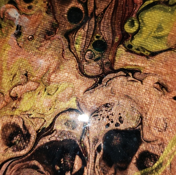 Original Acrylic Pour Painting 16"x12" - Picture 2 of 5